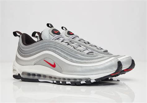 nike air max 97 herren luftkissen rot silber|air max 97 silver bullet.